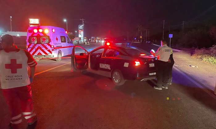 Está grave motociclista herido en choque en Guaymas