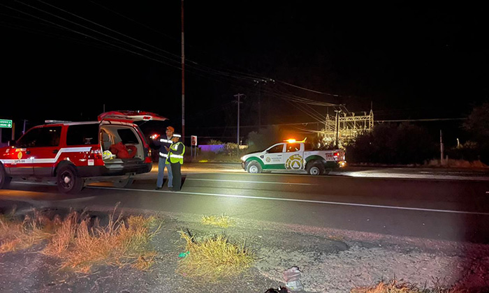 Mueren tres en choque y atropellamiento en Trincheras