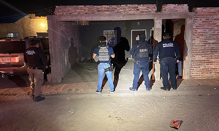 Aseguran arma y droga en vivienda en San Luis Río Colorado