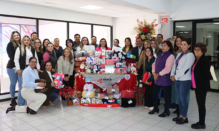 Se suman a la lucha contra el cáncer infantil; Comunidad escolar de Itesca