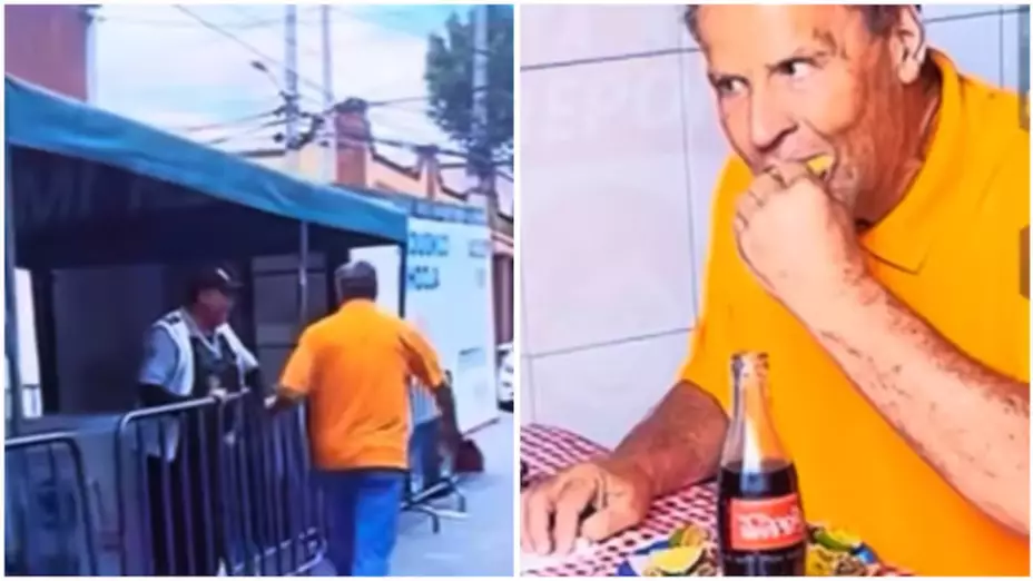 Alfredo Adame recibe el Año Nuevo en “El Torito” y se vuelve viral comiendo tacos tras su liberación