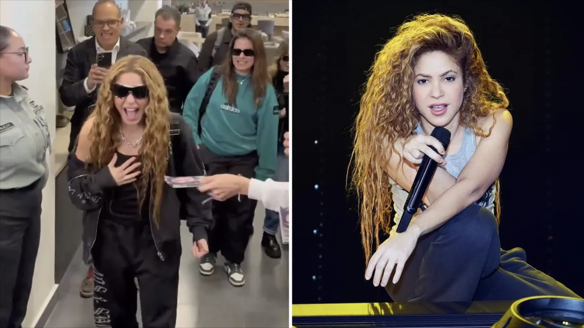 Shakira llega a México para preparar su nueva gira mundial