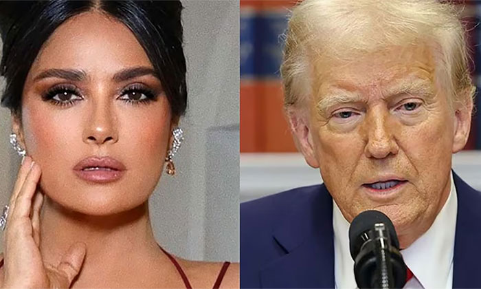 Recuerdan intento de ligue de Trump a Salma Hayek