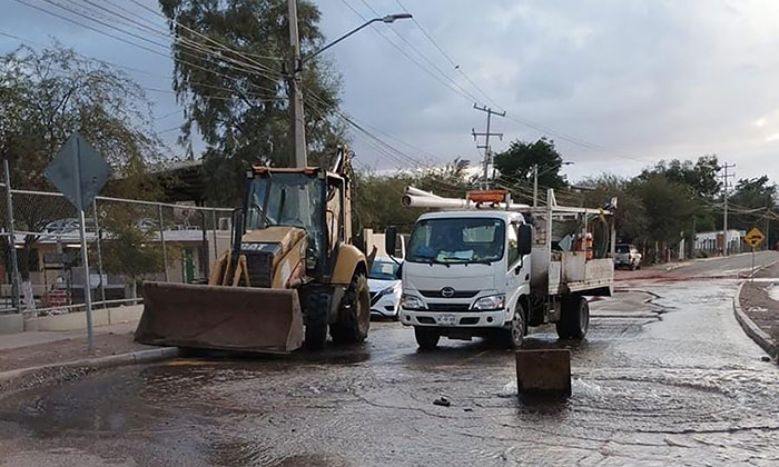 Quedan sin agua 99 colonias de la ciudad por reparación de fuga en La Victora