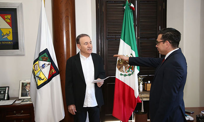 Nombra nuevo jurídico estatal; El gobernador Alfonso Durazo