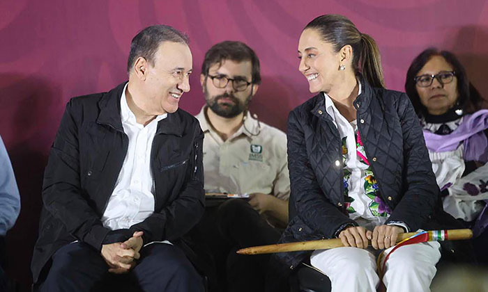 Resalta respaldo de presidenta Sheinbaum a Sonora; El gobernador Alfonso Durazo