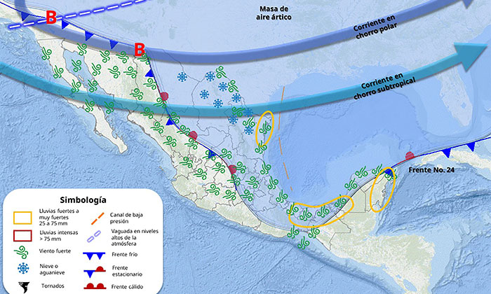 Continuarán las bajas temperaturas en Sonora por masa de aire ártico