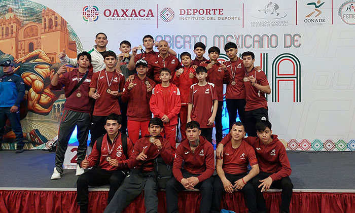 Logran luchadores sonorenses 23 medallas en segundo Selectivo Nacional