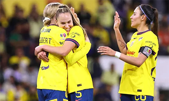 Domina América femenil a Atlas por 3-0