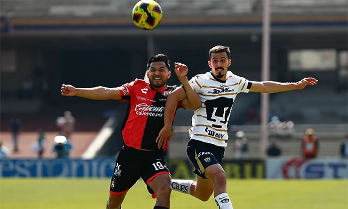 Empatan Pumas y Atlas a cero goles en Ciudad Universitaria