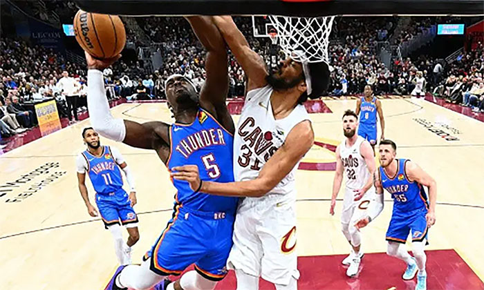 Arrolla Thunder a Cavaliers por 134-114