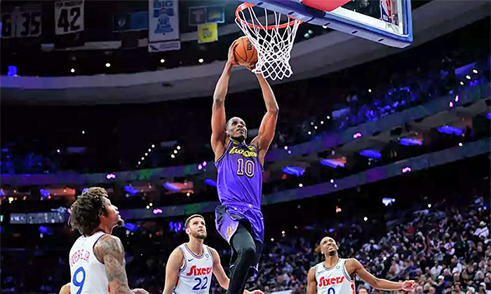 Filadelfia domina a Lakers por 118-104