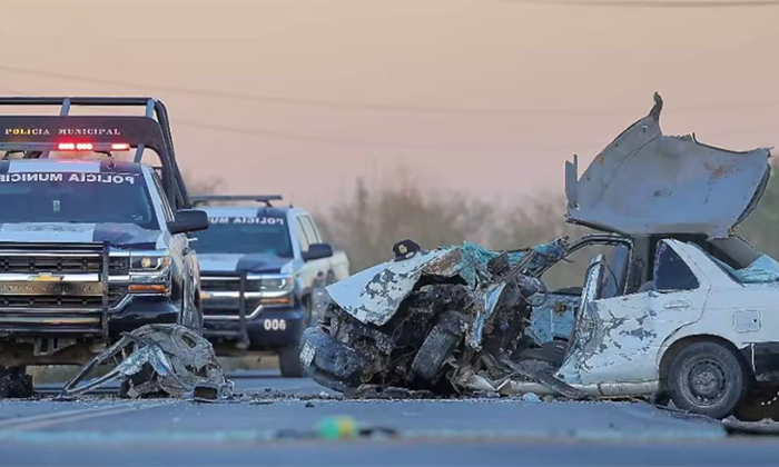 Deja choque de patrulla seis heridos en San Pedro El Saucito