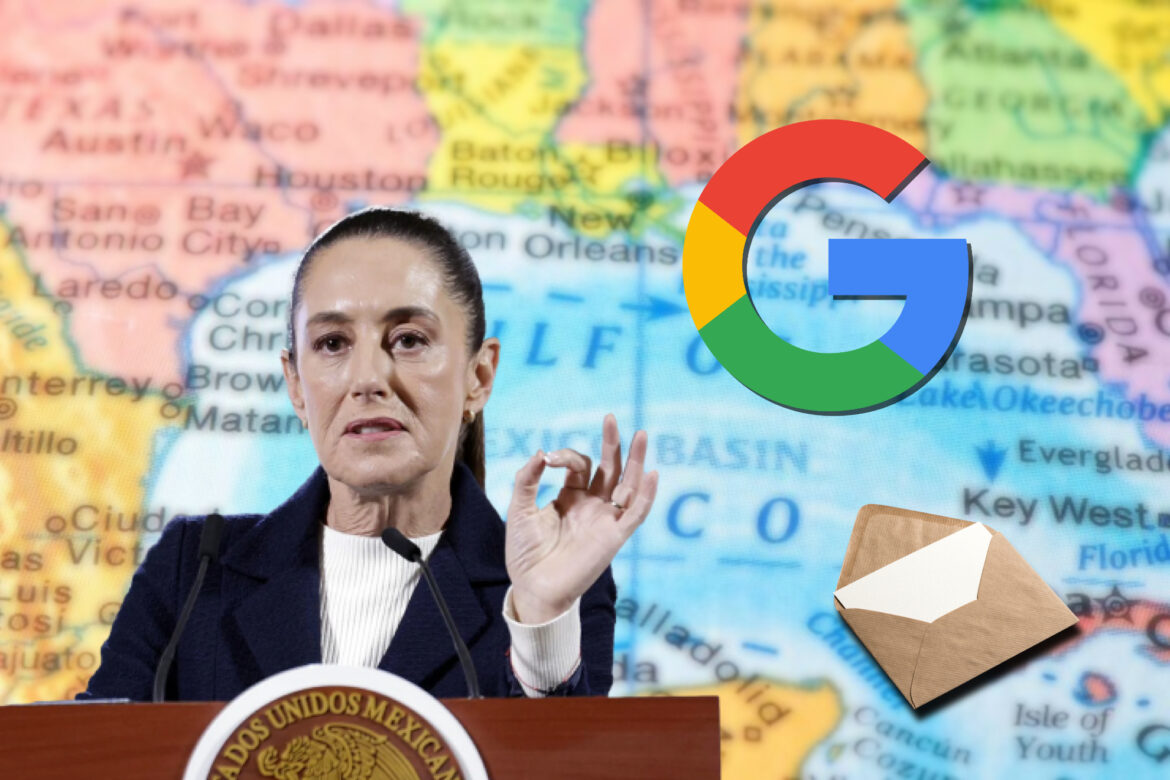 Google responde a Sheinbaum sobre el cambio de nombre del Golfo de México, pero la presidenta rechaza la explicación