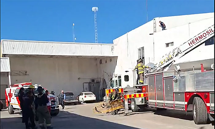 Se electrocuta obrero al realizar labores de pintura