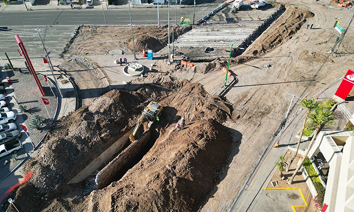 Doblarán turnos para agilizar obra de paso a desnivel; Presidente municipal, Antonio Astiazarán