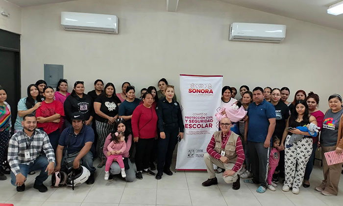 Capacitan a integrantes de comités de Protección Civil; Autoridades educativas