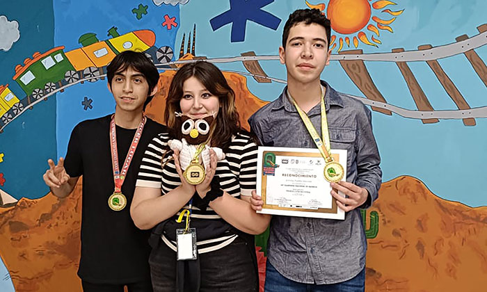 Estudiantes del Cobach logran medallas en nacional en Olimpiada de Química