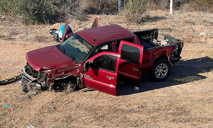 Se salva familia de milagro tras choque en la carretera Hermosillo Guaymas