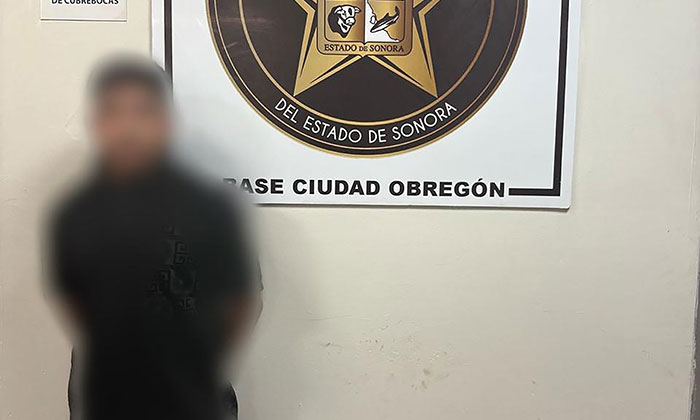 Capturan a menor de edad por robo con violencia en Ciudad Obregón