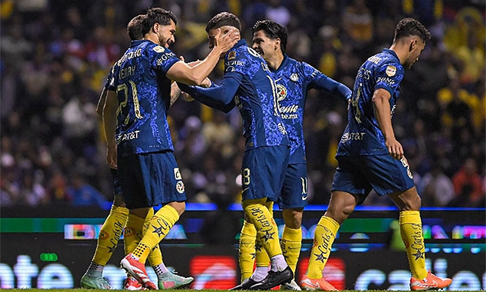 América sigue invicto al vencer a Puebla en el torneo Clausura
