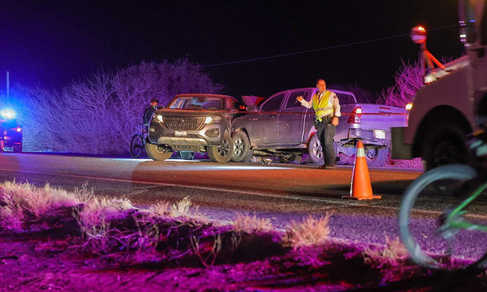 Muere ciclista atropellado en carretera a Bahía de Kino