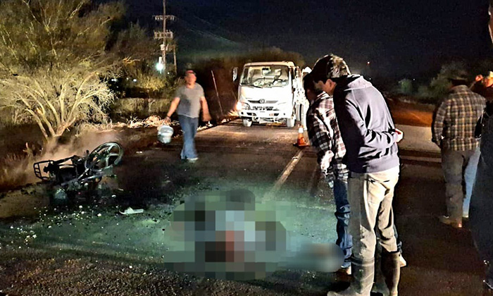 Resulta motociclista seriamente lesionado en fuerte choque