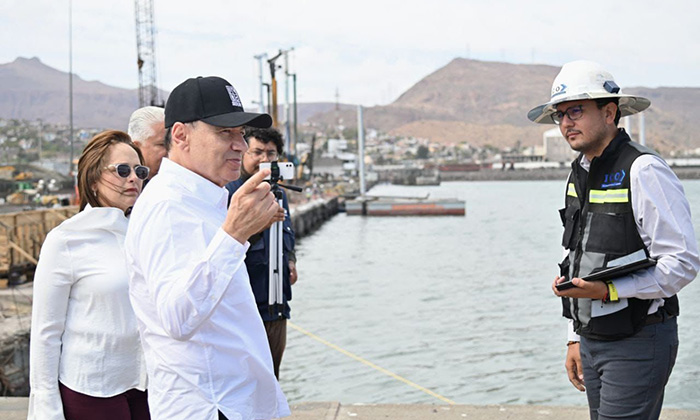 Gobernador Alfonso Durazo Montaño y Unión Europea convierten a Guaymas en terminal cero emisiones
