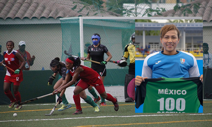 Portera sonorense es gran referente del hockey mexicano