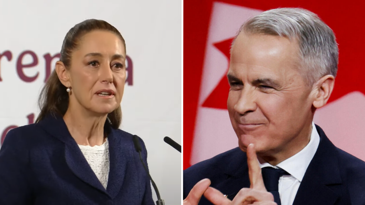 Sheinbaum felicita a Mark Carney, nuevo primer ministro de Canadá, y reafirma la relación con Norteamérica