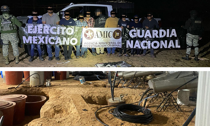 Aseguran a nueve en laboratorio clandestino en Puerto Peñasco