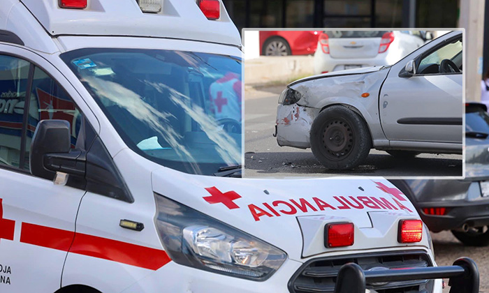 Protagonizan autos y motos sendos choques en menos de media hora