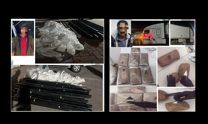 Caen dos choferes con cargamento de droga en Huatabampo