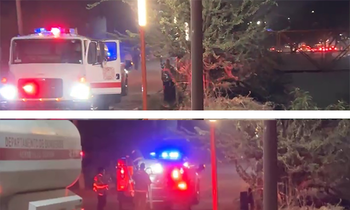 Sofocan bomberos incendio de maleza en el canal Lázaro Cárdenas