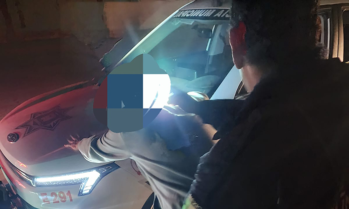 Cae sujeto por amenazar a transeúntes en el poblado Miguel Alemán