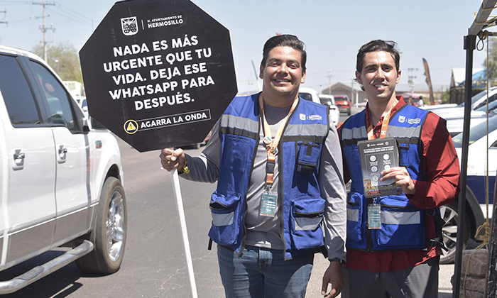 Promueve campaña para prevenir accidentes