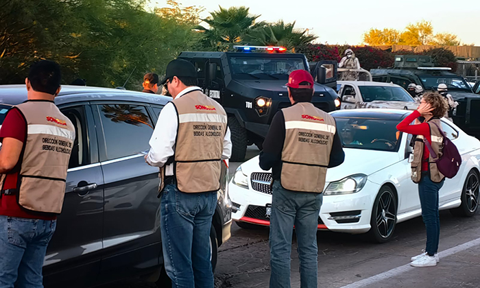 Verifican traslado de alcohol a zonas turísticas