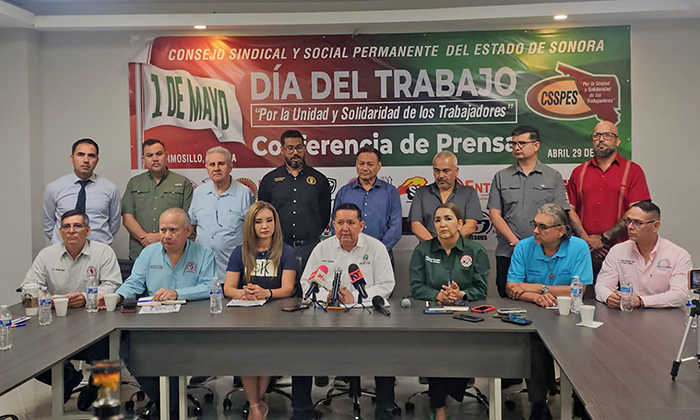 Participarán más de 50 sindicatos en desfile del trabajo; Mañana 1 de mayo