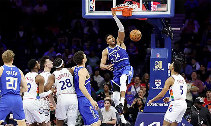 Bucks logra imponerse a Filadelfia al visitarlos en su casa