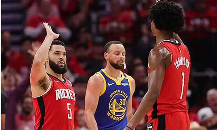 Avanzan Rockets tras vencer a Warriors; La serie se pone a 3-2