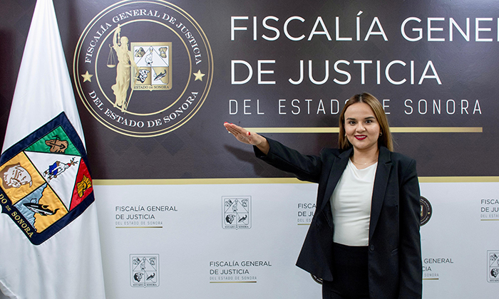 Rinde protesta nueva Fiscal de Delitos Electorales ante el Fiscal General, Gustavo Rómulo Salas