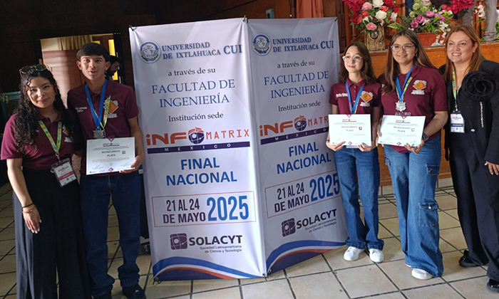 Ganan estudiantes de Cecyte medalla de plata en competencia nacional
