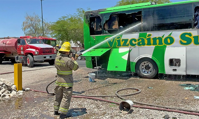 Incendio de camión deja un herido en el bulevar De los Ganaderos