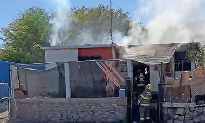 Acusan a sujeto de causar incendio de casa en la colonia El Ranchito