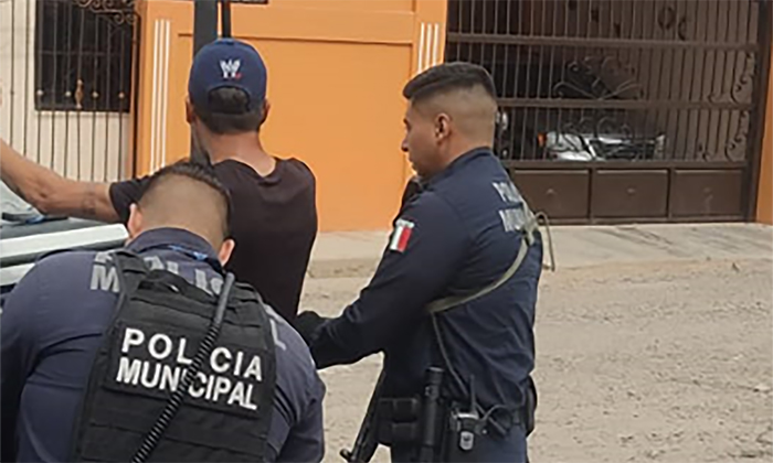 Aprehenden a sujeto con arma prohibida en la colonia Mártires de Cananea
