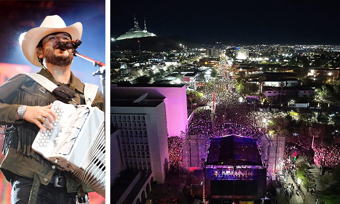 Cierra Edén Muñoz la Fiestas del Pitic ante 70 mil personas