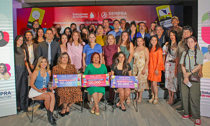 Premian a ganadores de proyectos Soluciones de mi Gente