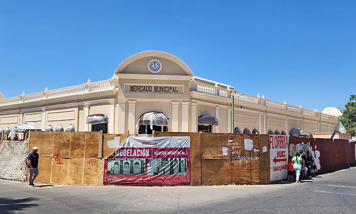 Alistan locatarios mudanza al Mercado Municipal; Prevén reinaugurar edificio el 16 de mayo