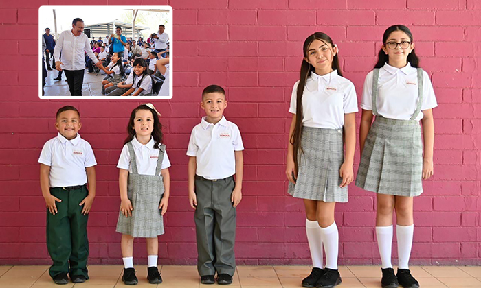 Alistan entrega de uniformes escolares