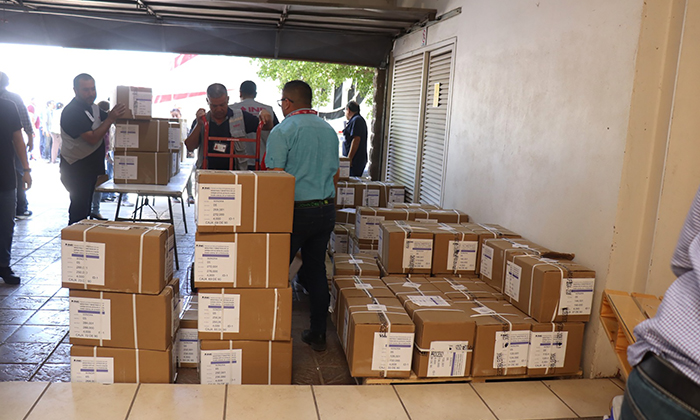 Llegan boletas electorales a Hermosillo para elección del Poder Judicial federal